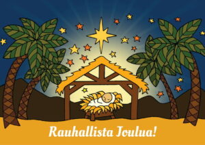 Joulukortti, Rauhallista Joulua! Jeesus-lapsi